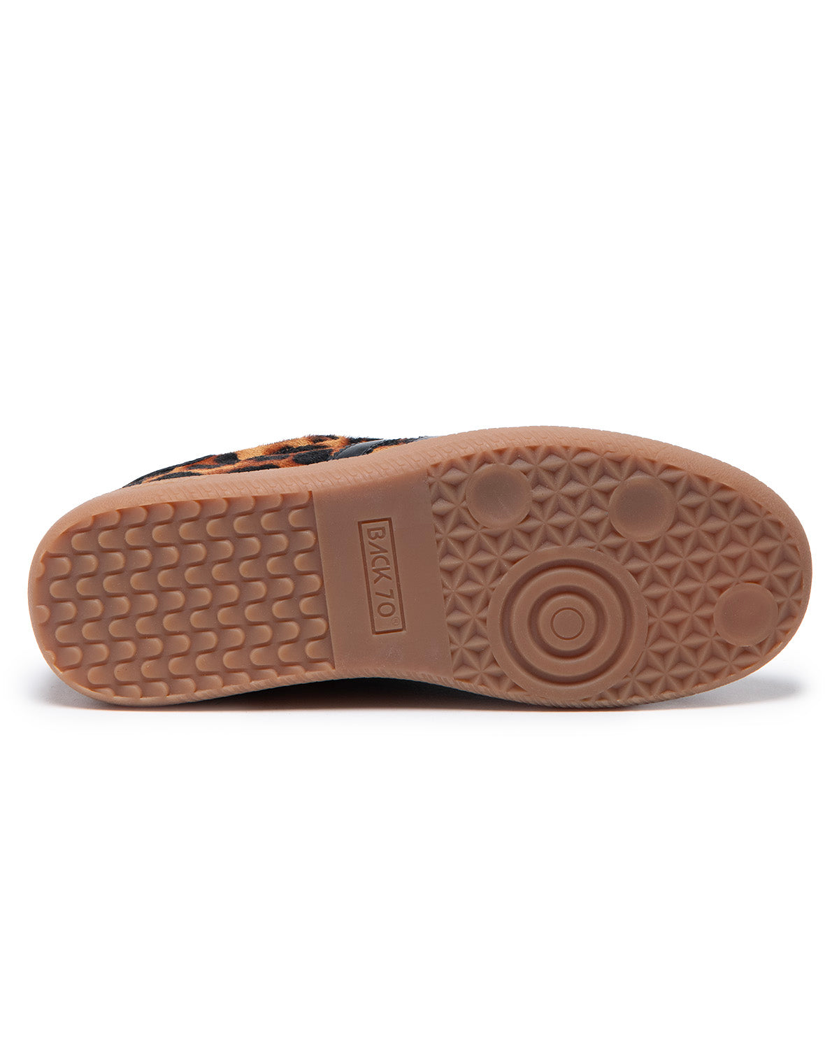 Sneakers Cloud in pelle leopard black Back 70