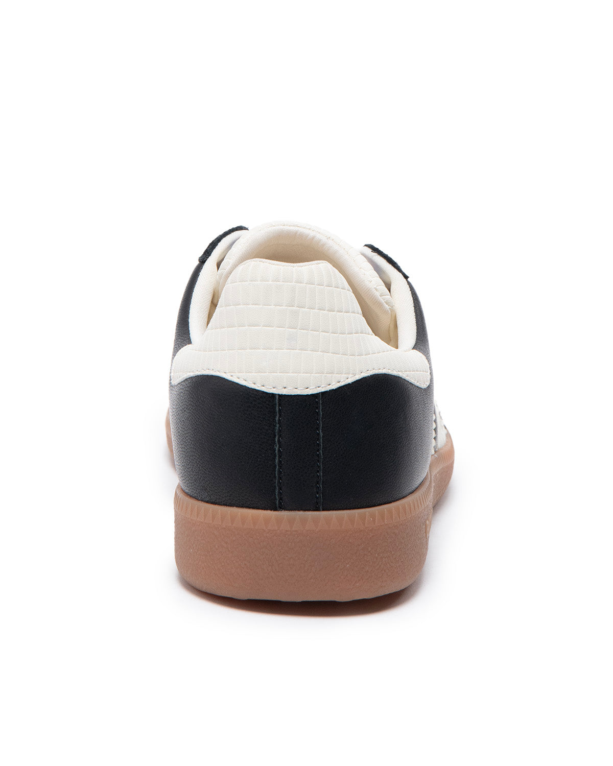 Sneakers Cloud in pelle black suede milk Back 70