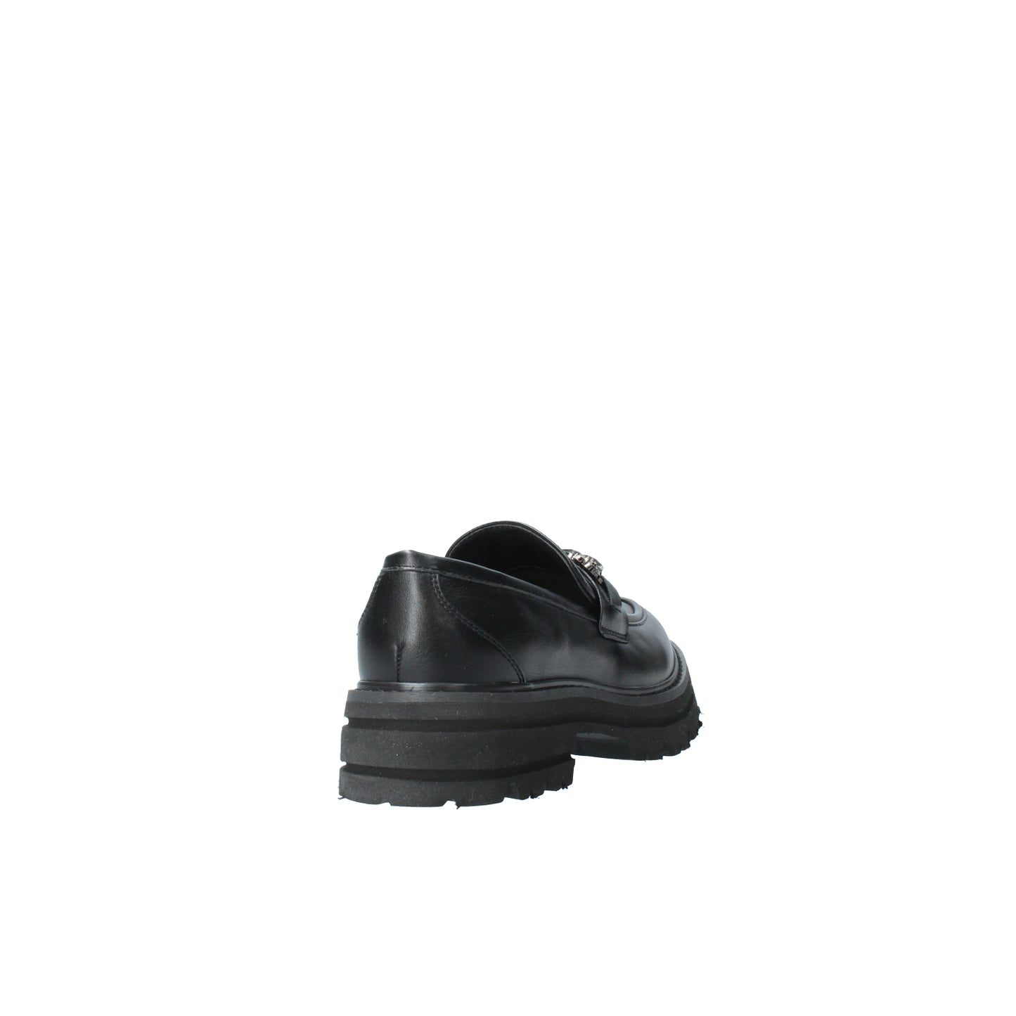 Mocassini neri con pietre Kharisma