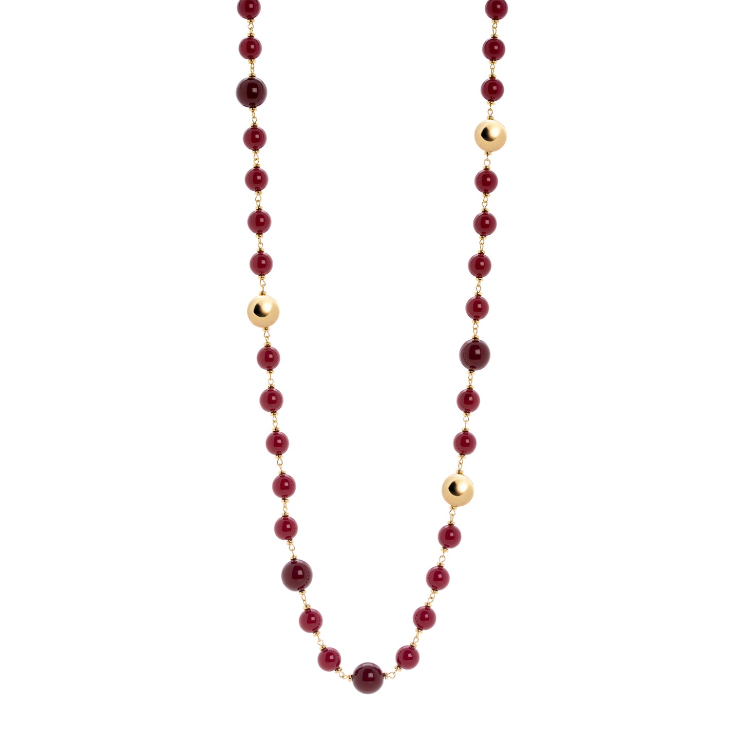 Collana lunga rossa Tribeca Sodini