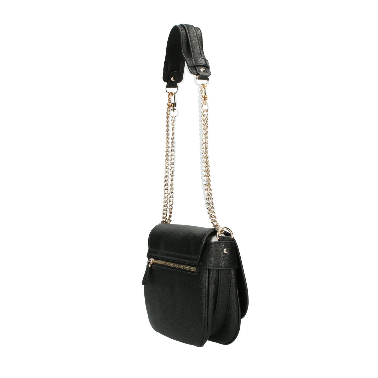 Tracollina nera in similpelle Fedora Guess