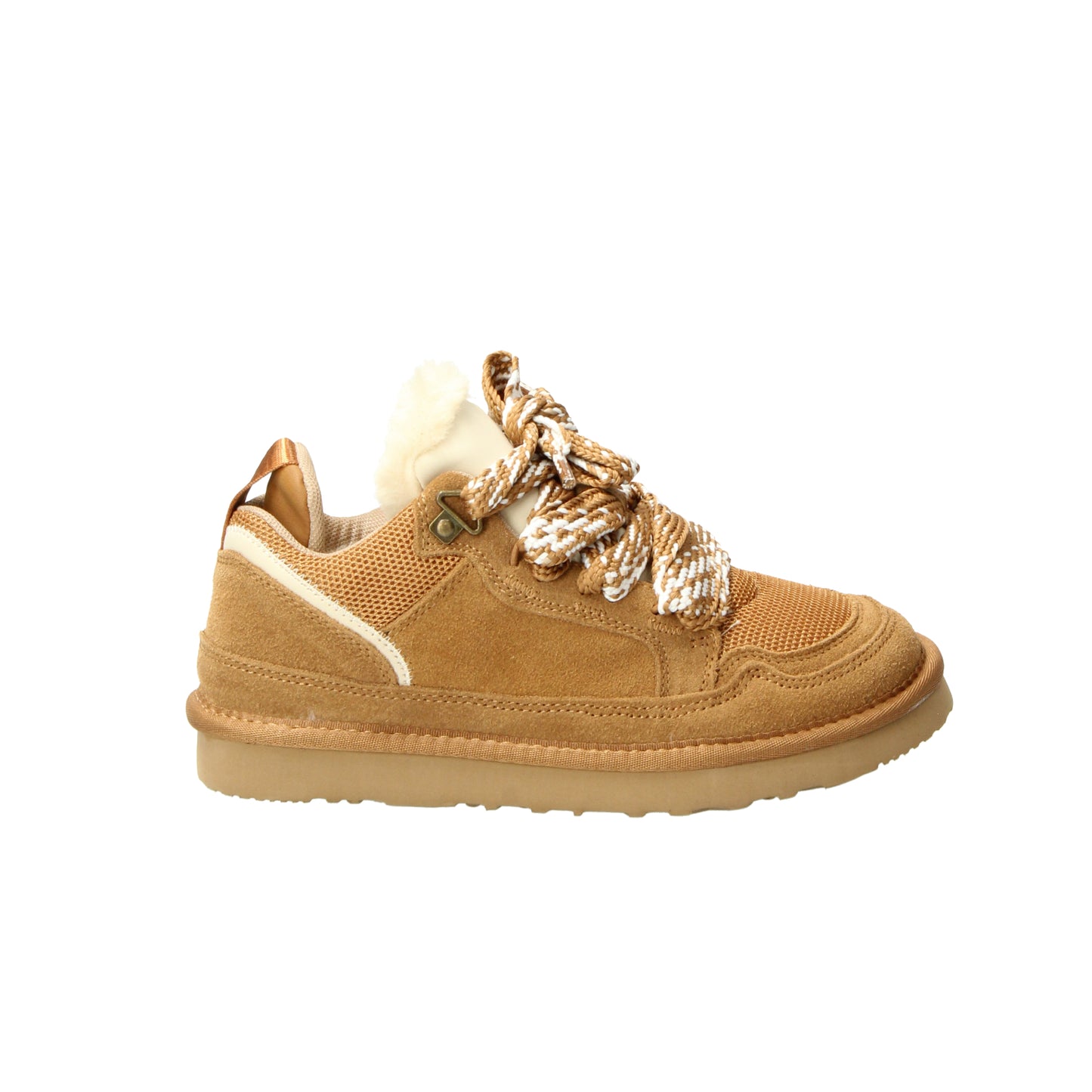 Sneakers beige con lacci Kharisma