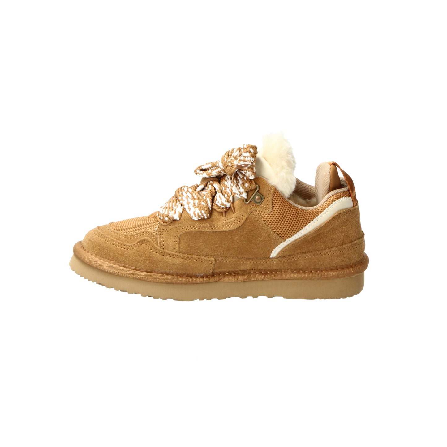 Sneakers beige con lacci Kharisma