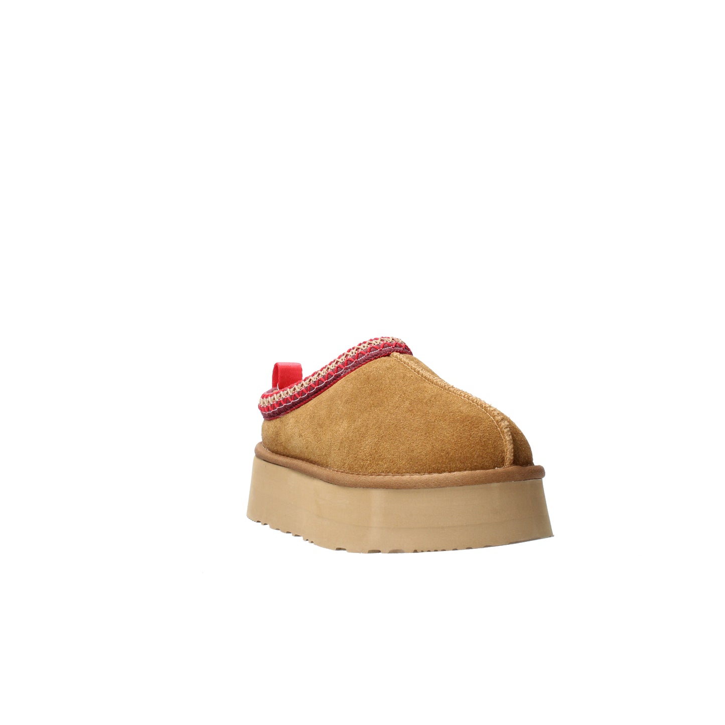 Sabot platform camel in montone suede Kharisma