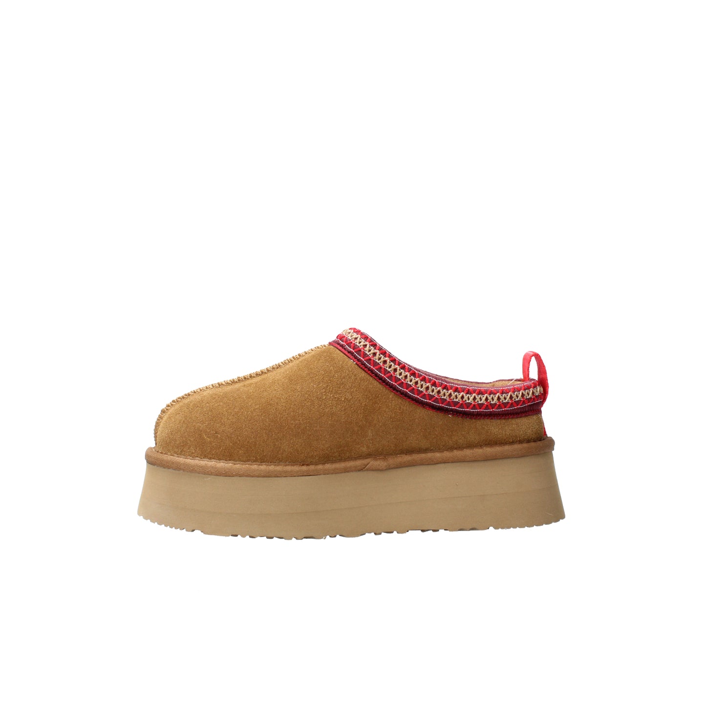 Sabot platform camel in montone suede Kharisma