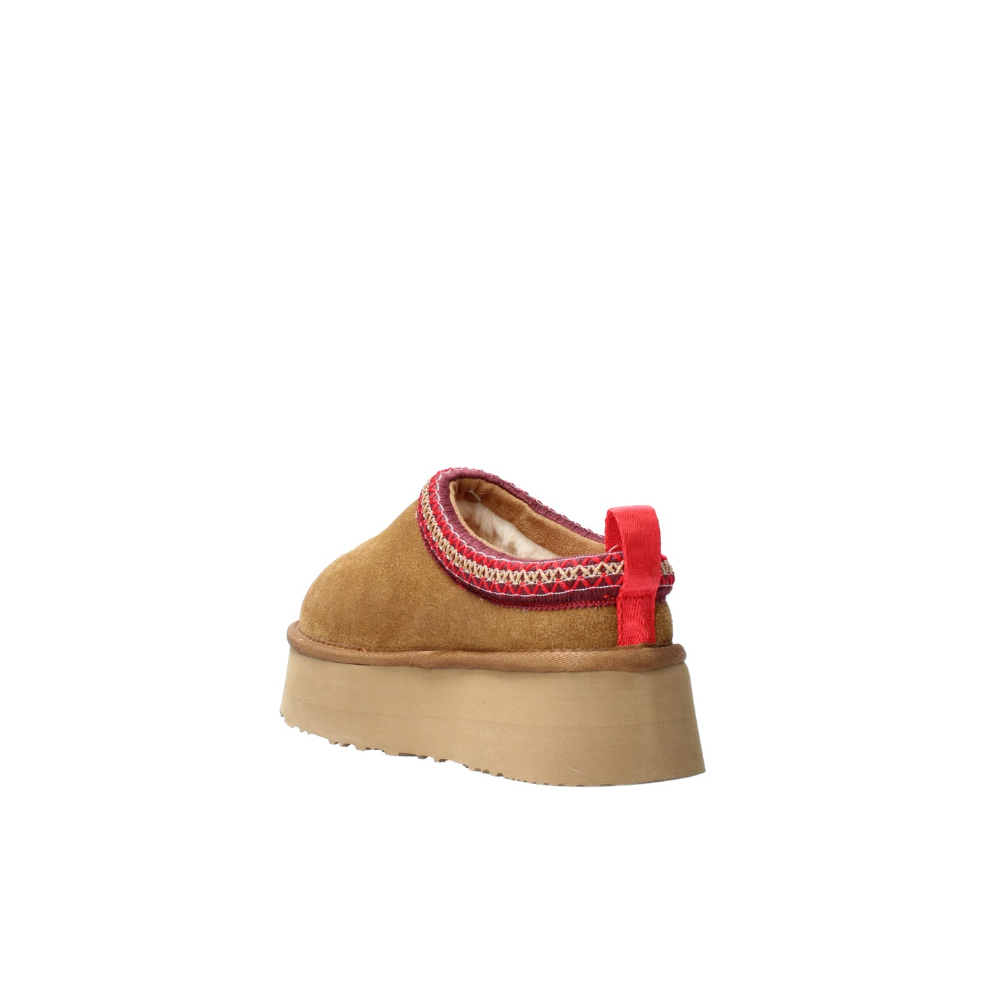 Sabot platform camel in montone suede Kharisma