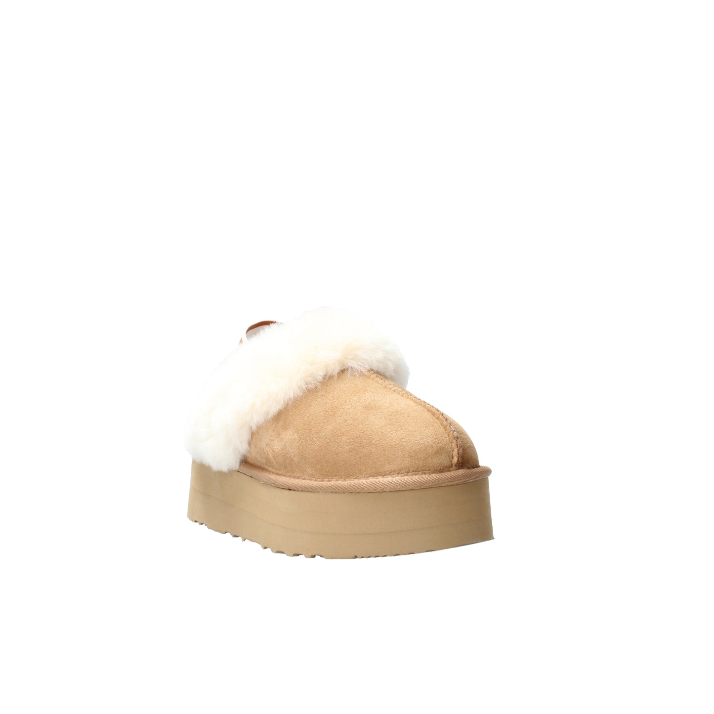 Sabot camel in montone suede Kharisma