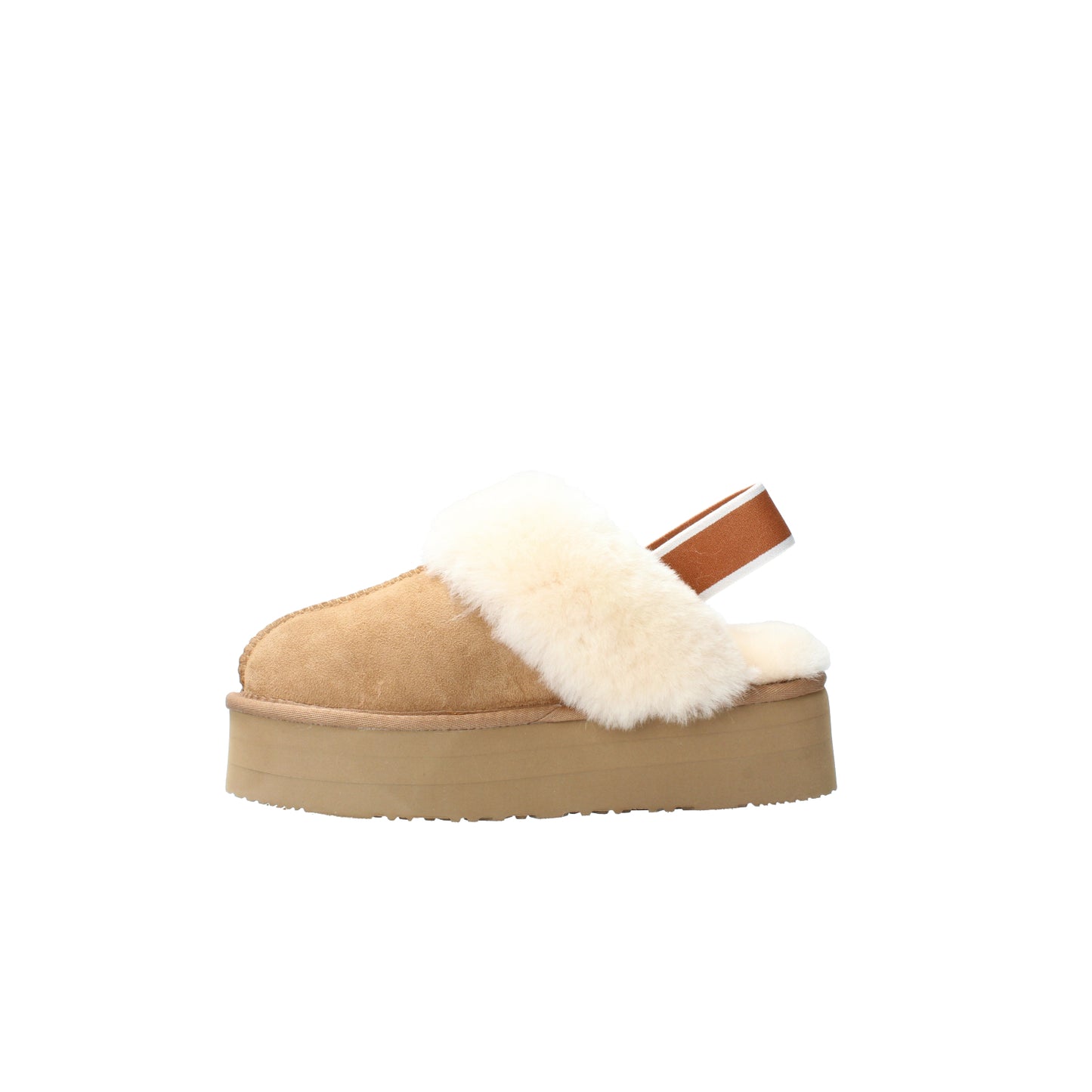 Sabot camel in montone suede Kharisma