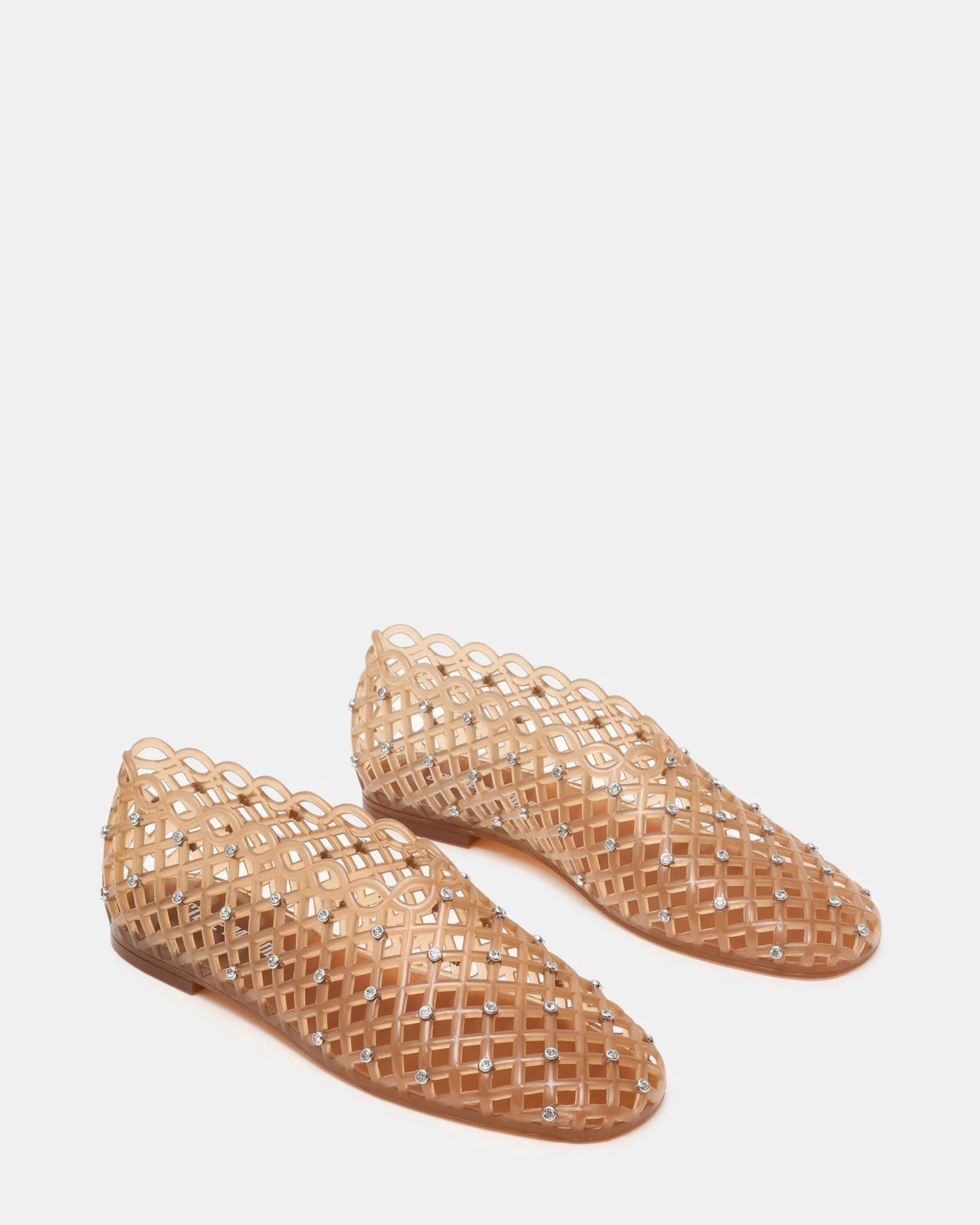 Ballerina jelly trasparente a gabbia con strass Steve Madden