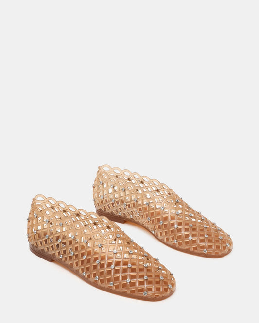 Ballerina jelly trasparente a gabbia con strass Steve Madden