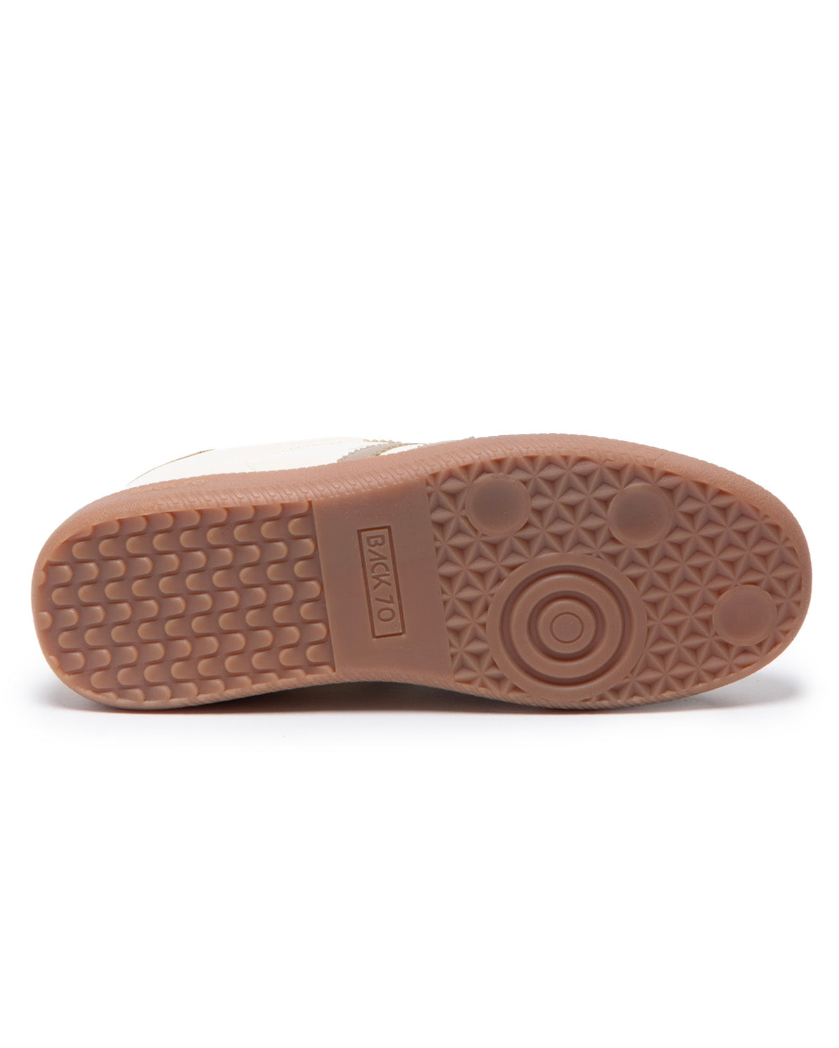 Sneakers Cloud in pelle milk taupe Back 70