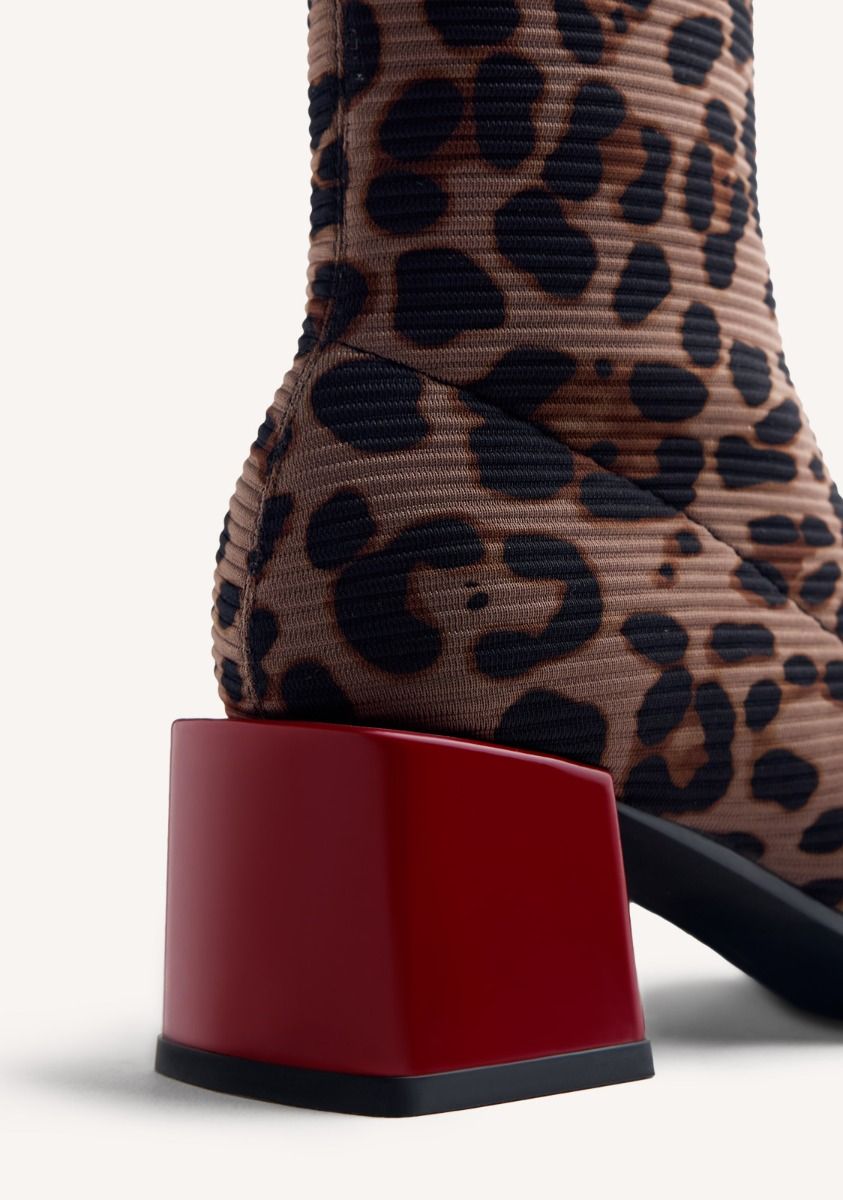 Stivaletti elastici leopardati Inger Gioseppo