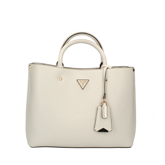Borsa a mano ivory Meridian II Guess