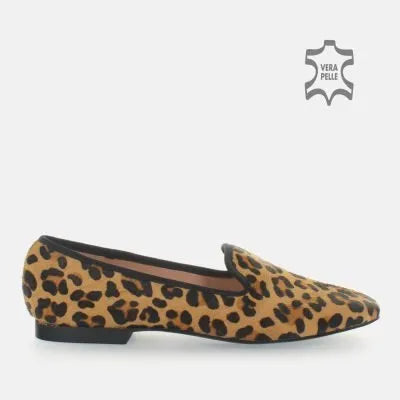 Ballerine loafer cavallino stampa leopard Kharisma