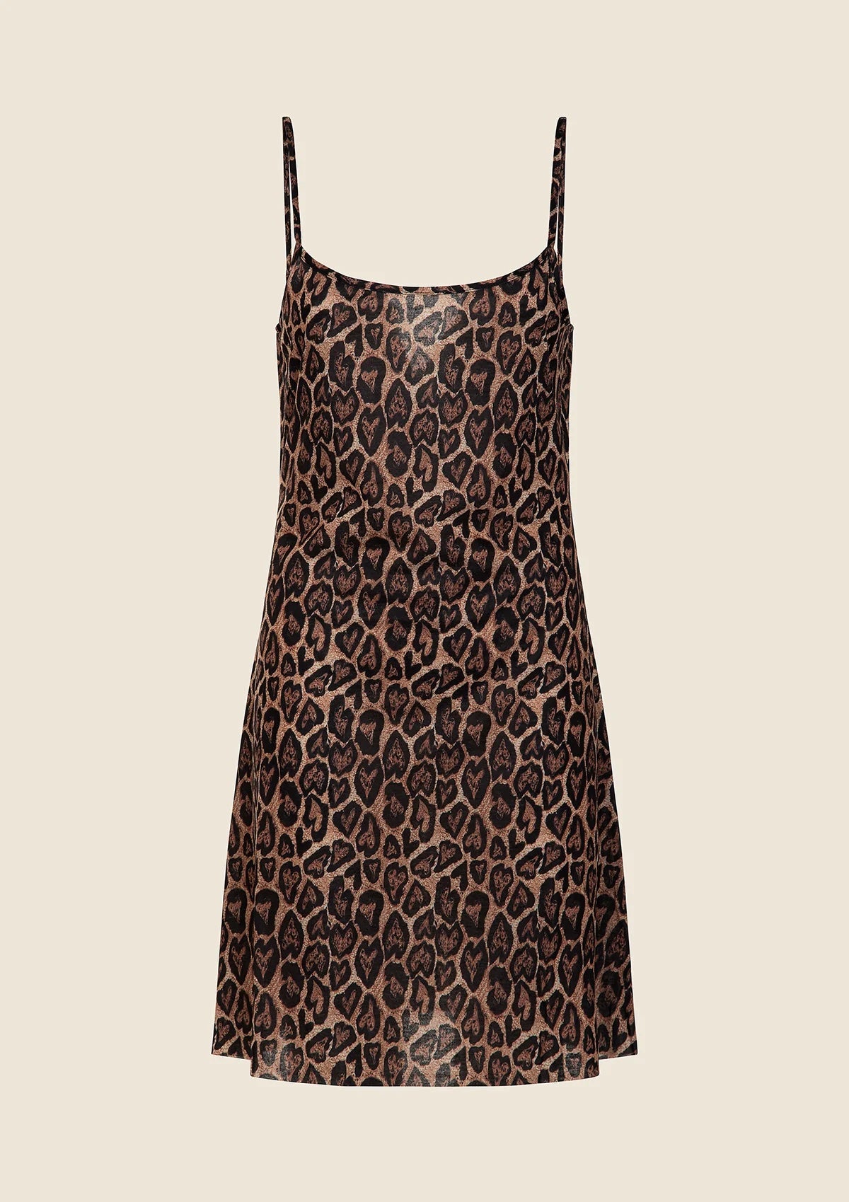 Vestito corto fantasia leopardata Amore F**K