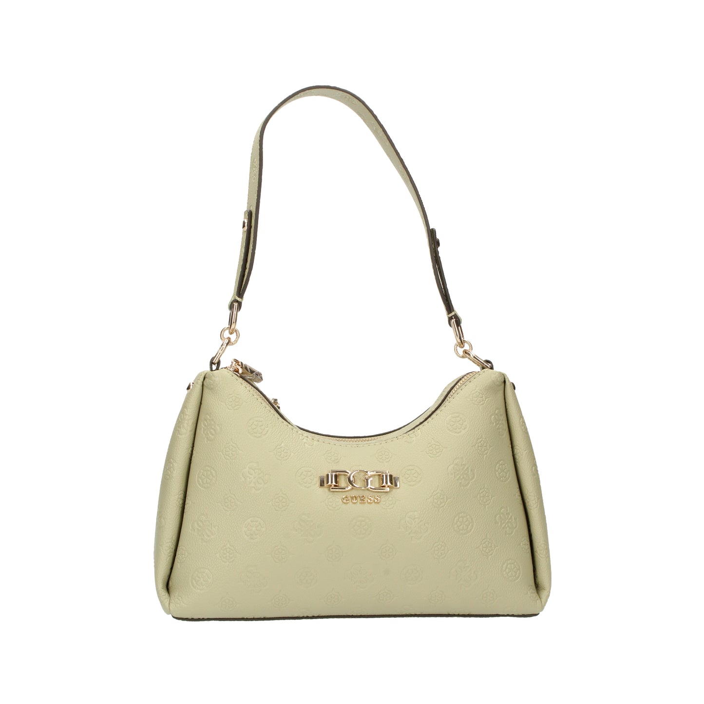 Borsa a spalla salvia in ecopelle logata Guess