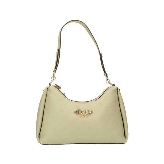 Borsa a spalla salvia in ecopelle logata Guess