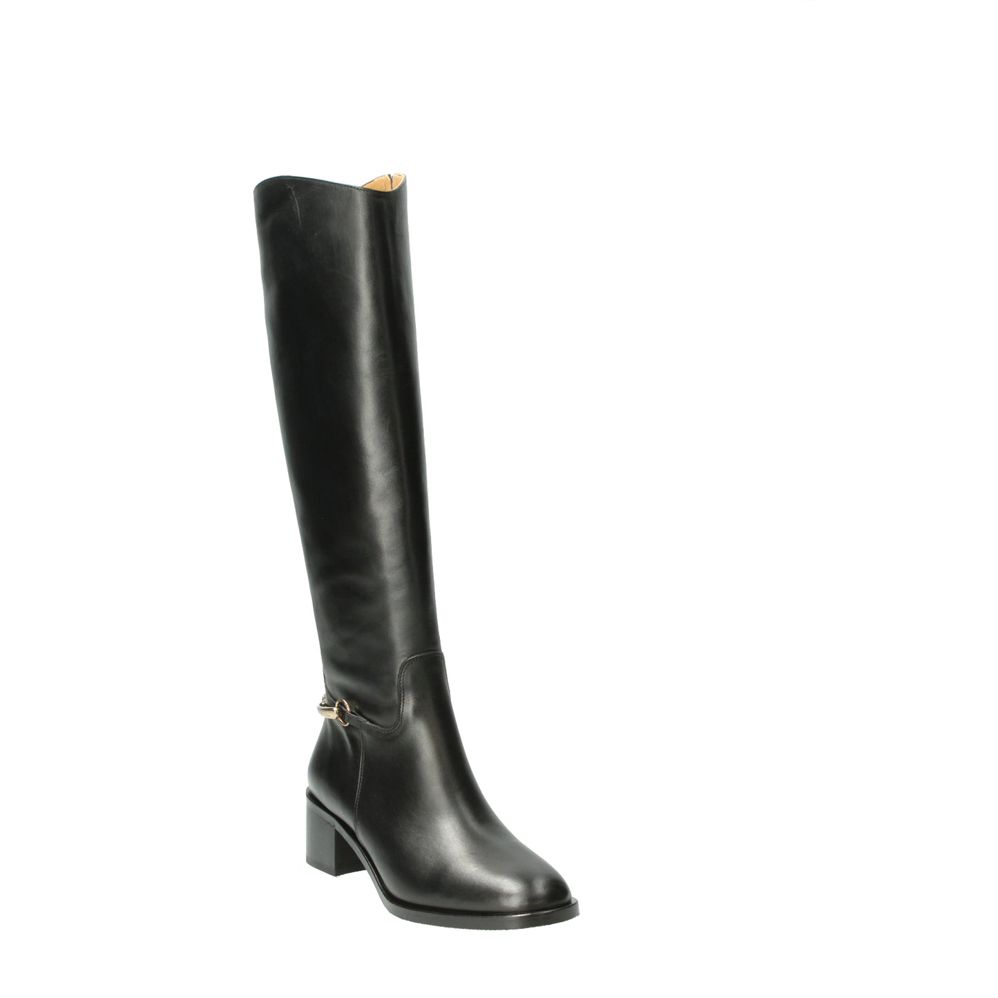 Stivali neri in pelle Albano