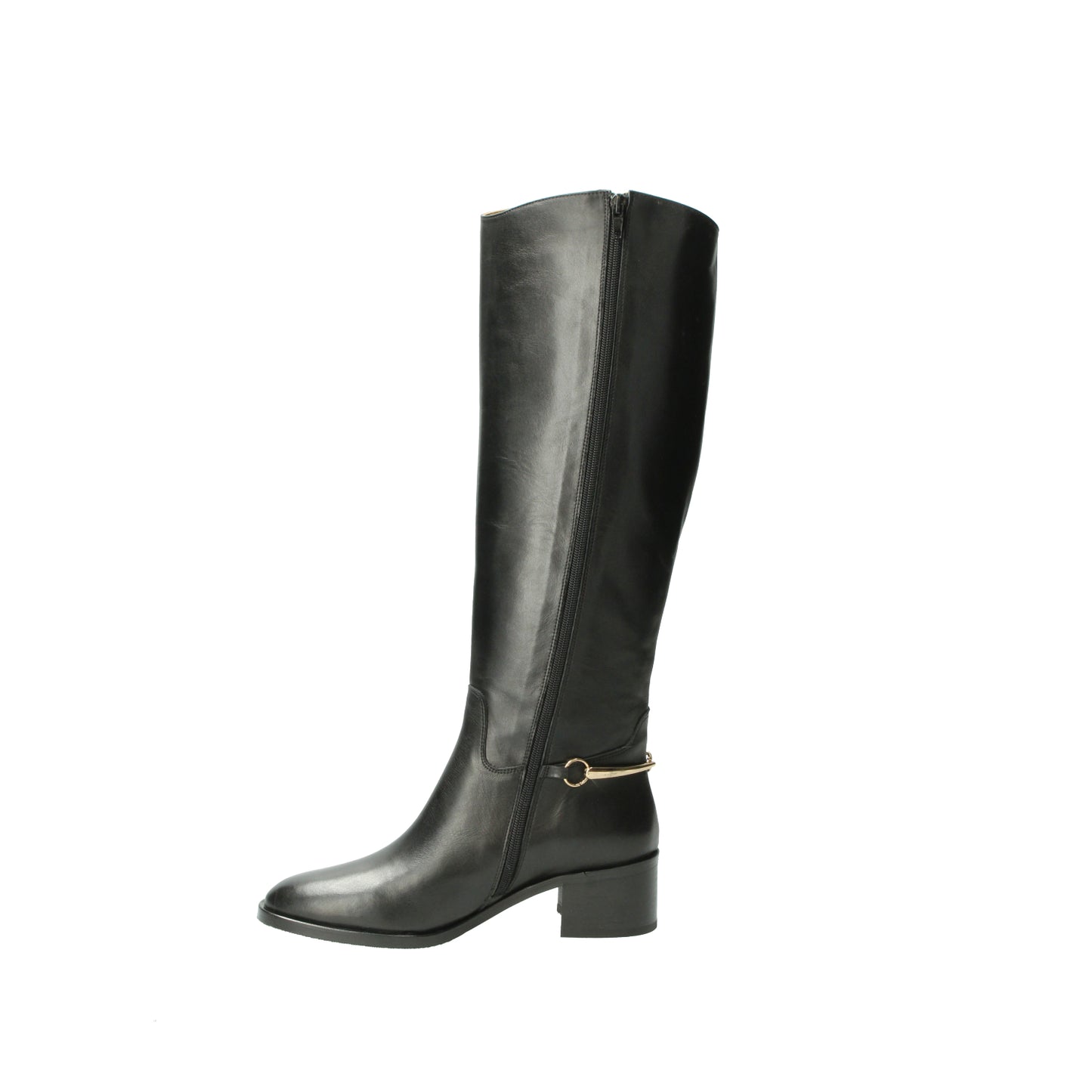 Stivali neri in pelle Albano