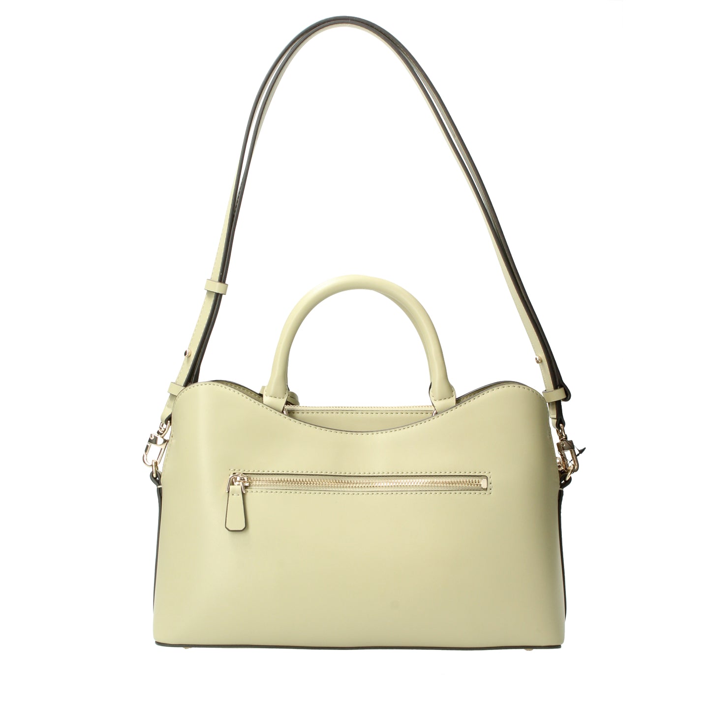 Borsa a mano salvia con logo Janie Guess